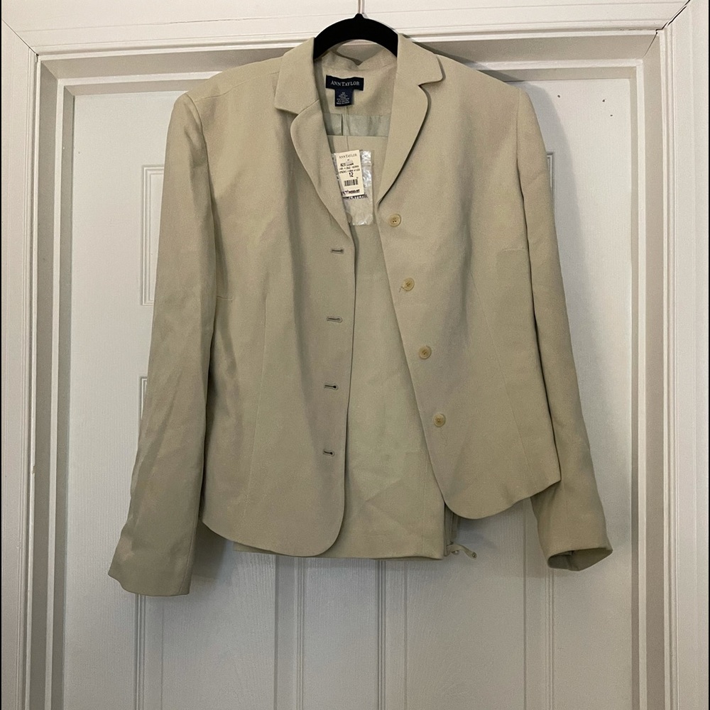 Ann Taylor 100% Silk Pant Suit